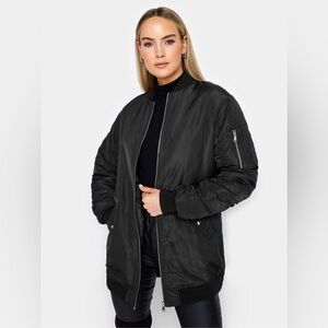 Classic Black Bomber Jacket